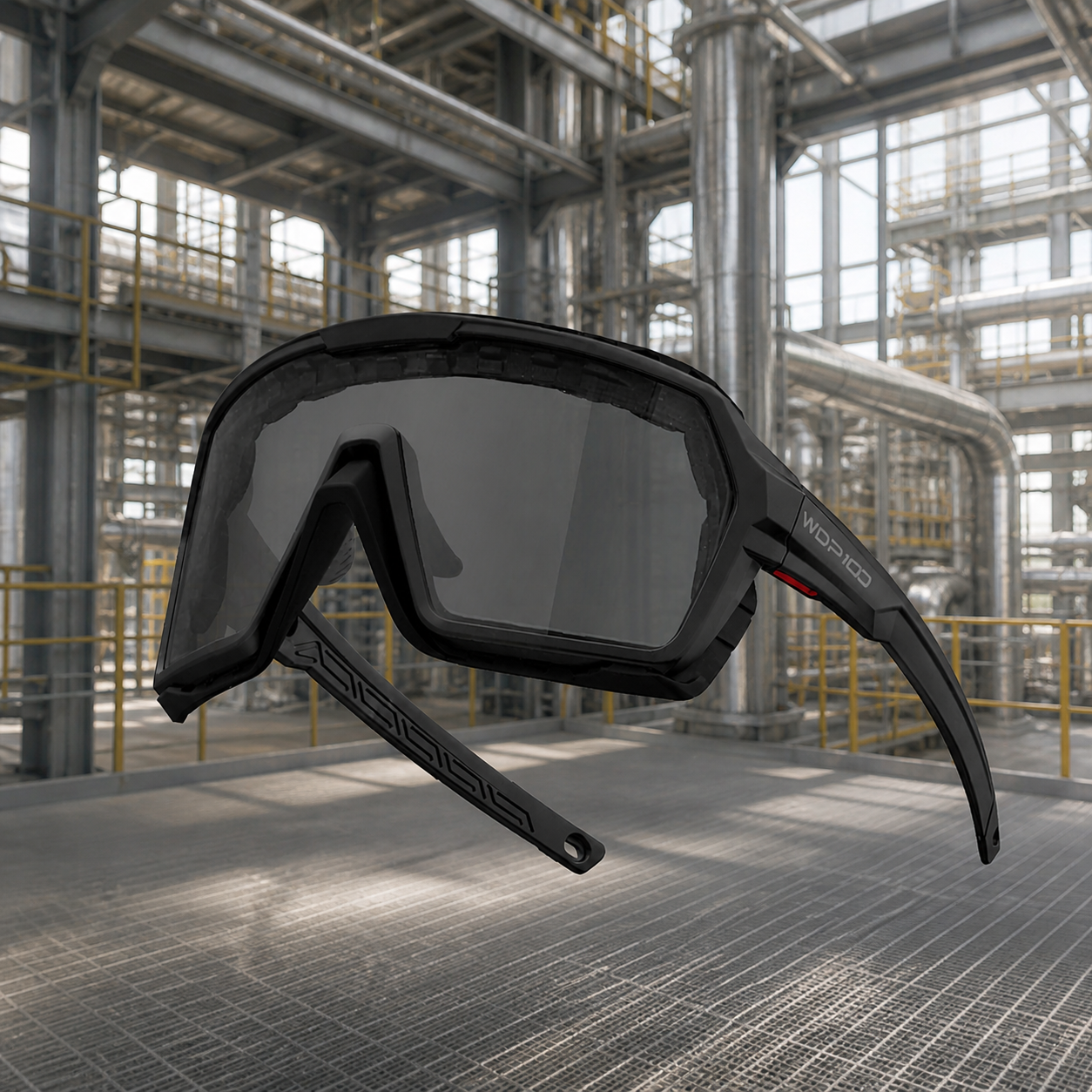 WDP100 Matte Black Safety Glasses